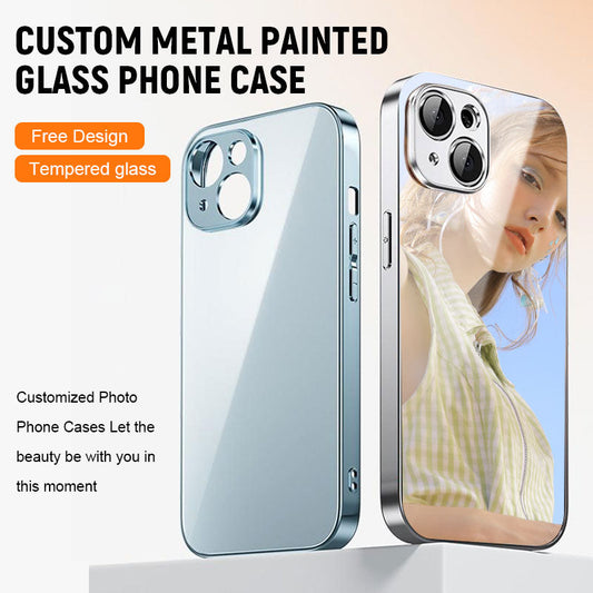 Customized Photo Tempered Glass Phone Case